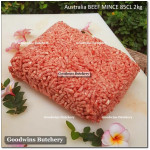 Australia beef mince plain 75CL daging sapi giling frozen price/pack 500gr